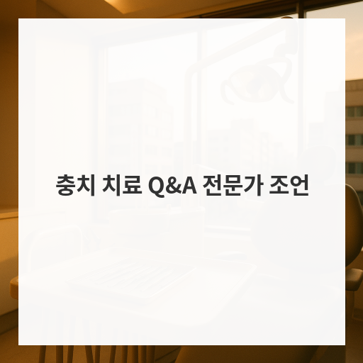 [옥정아트치과]충치 치료 Q&A 전문가 조언